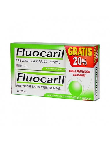 Fluocaril Pasta Dentífrica Duplo Dia y noche 2x125ml