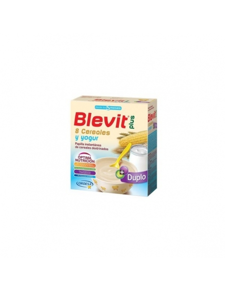 Blevit Plus Duplo 8 Cereales y Yogur 600gr      