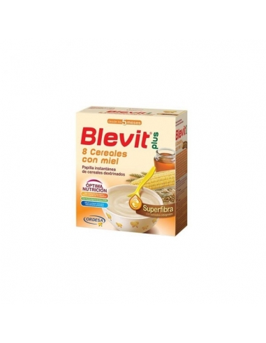 Blevit Plus Superfibra 8 Cereales y Miel 600gr     
