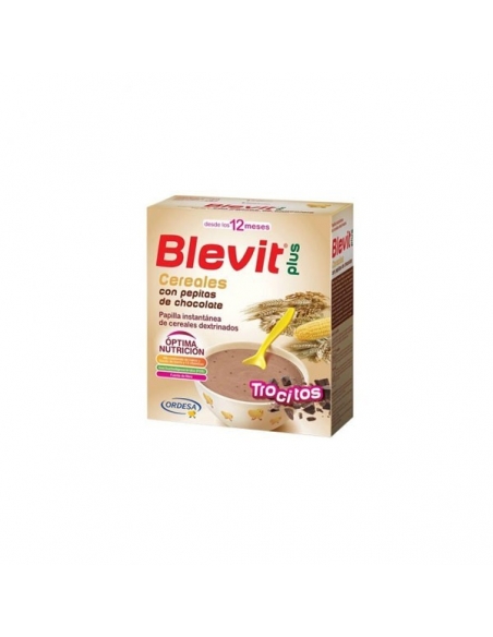 Blevit Plus Trocitos Cereales y Pepitas Chocolate 600gr