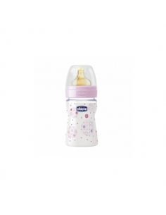 Chicco Biberón Fisiológico Plastico Rosa 150ml       