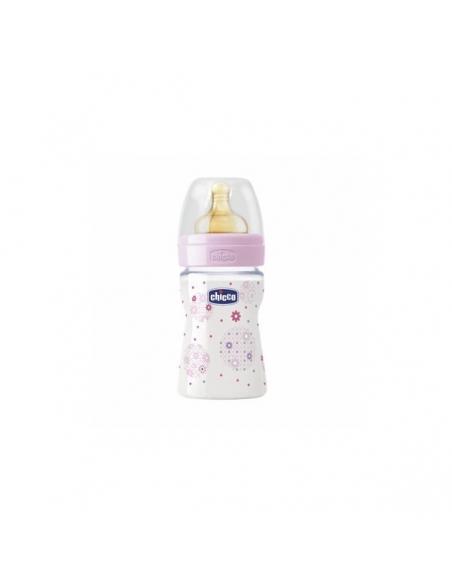 Chicco Biberón Fisiológico Plastico Rosa 150ml       