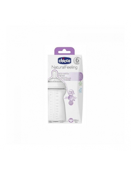 Chicco Biberón Step Up 3 +6 meses 330ml