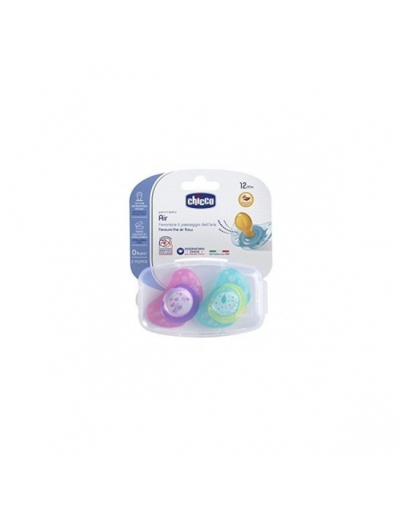 Chicco Chupo Physio Caucho Rosa +12 meses 2uds 