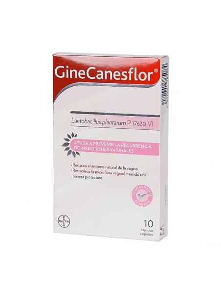 Ginecanesflor 10 Cápsulas Vaginales               
