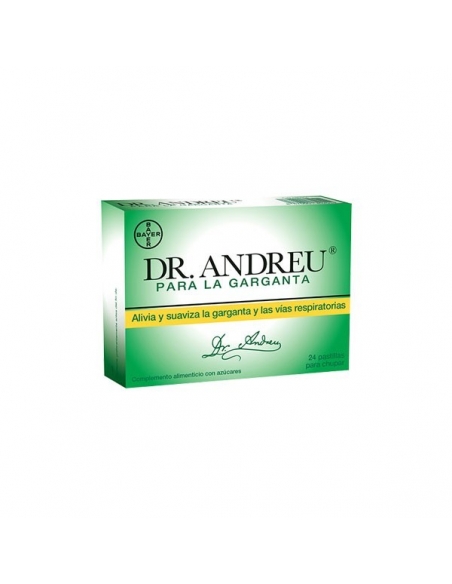 Dr Andreu Para La Garganta 24 Pastillas          