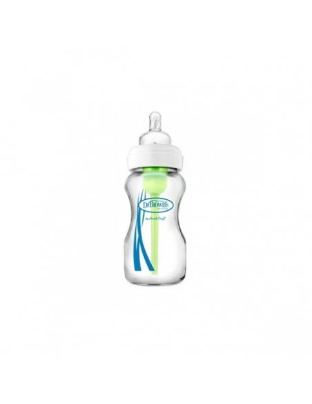 Dr Browns Biberon Vidrio Anticólico Tetina Silicona 270 ml