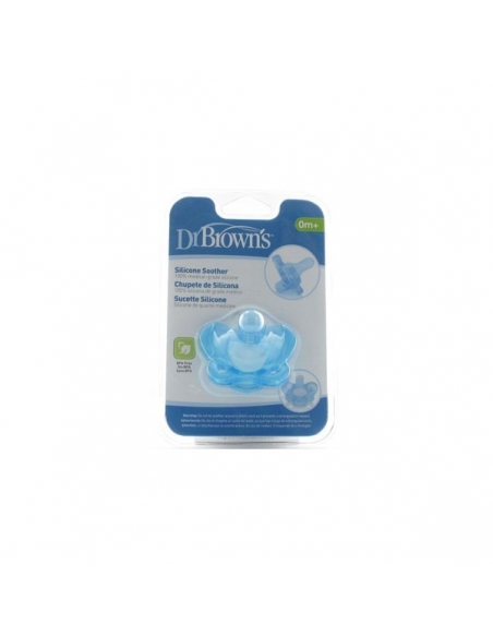 Dr Browns Chupo Silicona 1 Pieza 0-6 meses Azul
