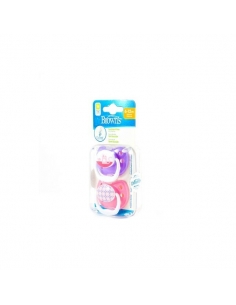 Dr Browns Chupo Silicona Prevent Dibujos 6-12meses 2 uds