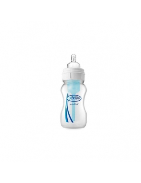 Dr Browns Natural Flow Boca Ancha Azul 270ml