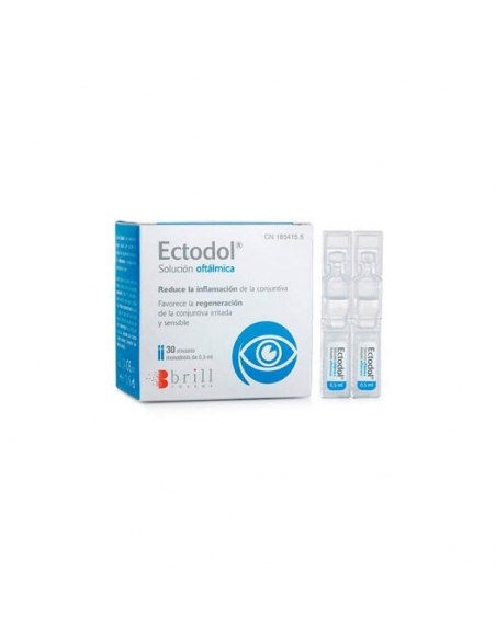 Ectodol Solución Oftálmica 30x0.5ml Monodosis     