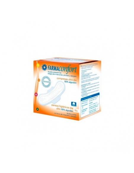 Farmaconort Compresa Algodón Día 10uds   