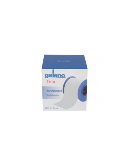 Galeno Esparadrapo Blanco Tela 5cm 5m