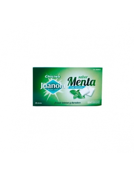 Juanola Chicle Menta Xilitolgrageas 10uds      
