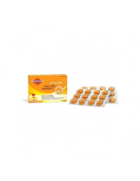 Juanola Propolis Miel Altea Vitamina C Pastillas 24uds    