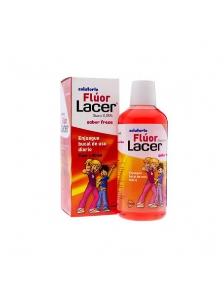 Lacer Colutorio Fluor Fresa 0.05% 500ml       