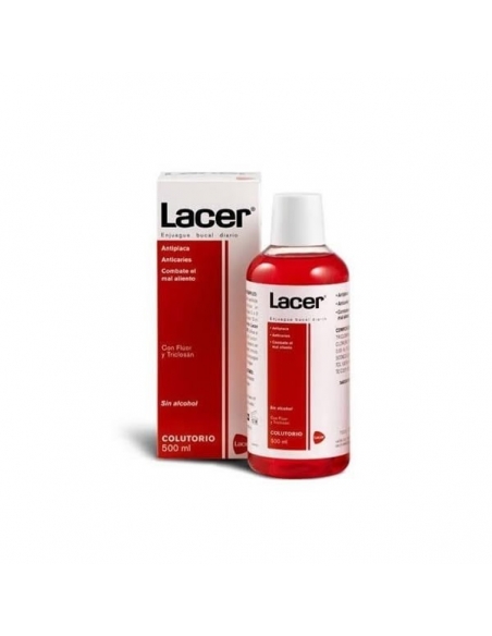 Lacer Colutorio Fluor Sin Alcohol 500ml               