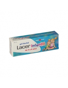 Lacer Gel Infantil 2-6 Años Fresa 50ml         
