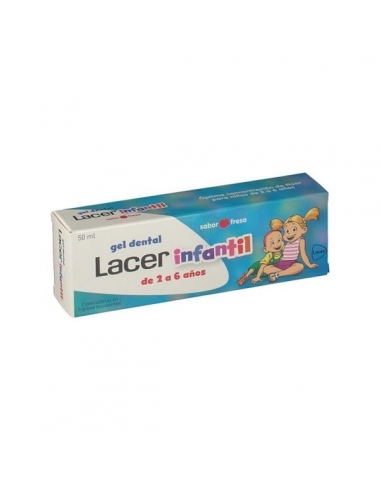 Lacer Gel Infantil 2-6 Años Fresa 50ml         