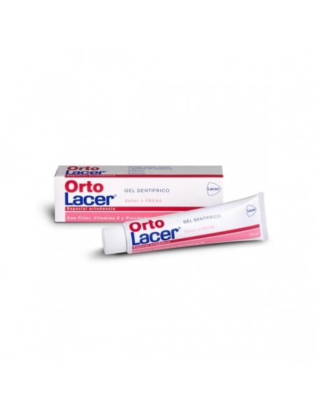 Lacer Ortolacer Gel Dentifrico Fresa 75ml         