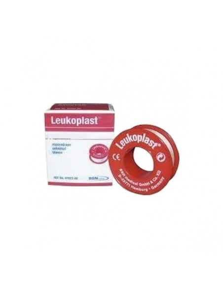 Leukoplast Esparadrapo Carne Tela 1.25cm 5m