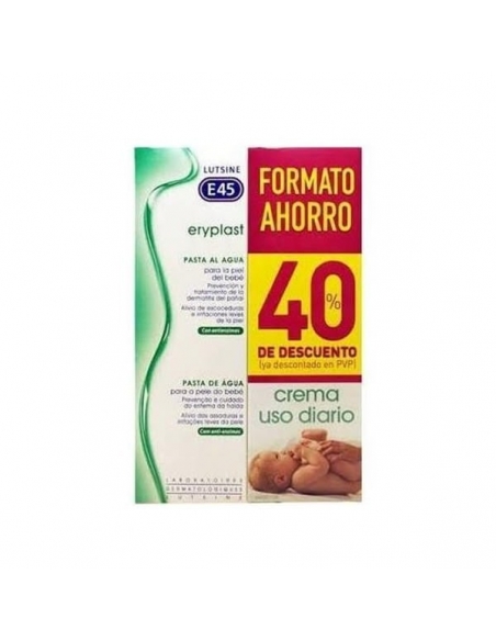 Lutsine E45 Eryplast Pasta Al Agua 2x75gr     
