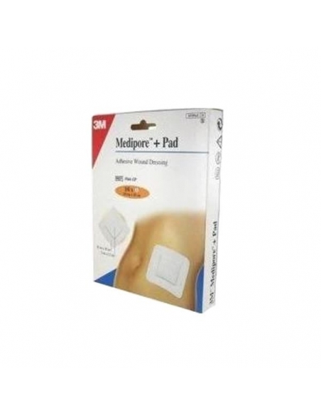 Medipore+Pad Apósitos 10x10cm 10uds               