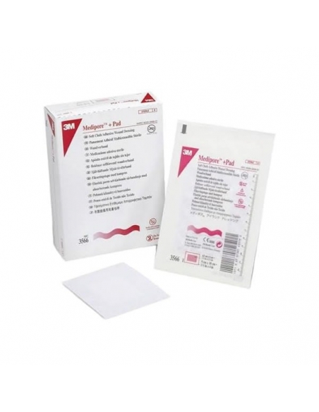 Medipore+Pad Apósitos 10x15cm 10uds               