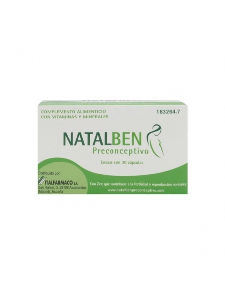 Natalben Preconceptivo Cápsulas 30uds               