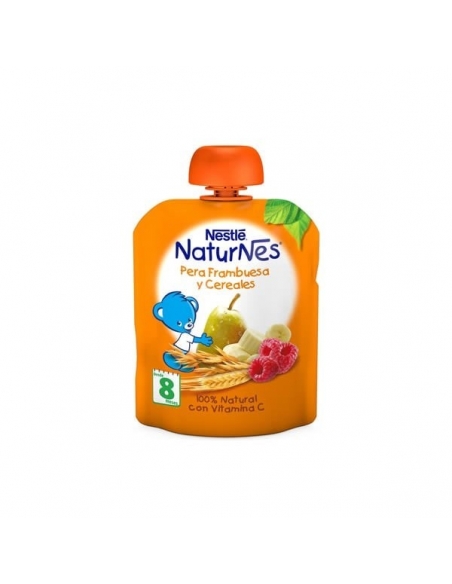 Nestle Naturnes Pera Frambuesa Cereales 90Gr    