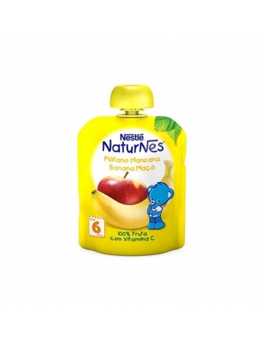 Nestle Naturnes Plátano Manzana Pouch 90gr  
