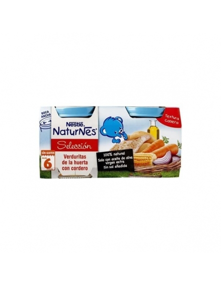 Nestle Naturnes Selección Verduritas y Cordero 2x200gr