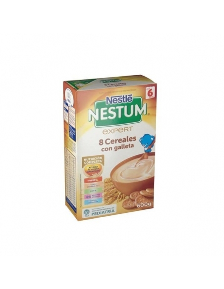 Nestlé Nestum Expert 8 Cereales Galleta Bifidus 600g