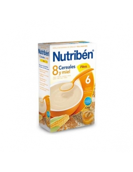 Nutriben 8 Cereales Miel Fibra 600gr             