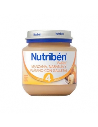 Nutriben Bebé Manzana Naranja Plátano Galletas 130gr     