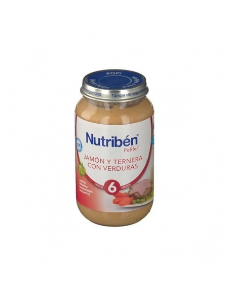 Nutriben Jamón Ternera Verduras 250gr        
