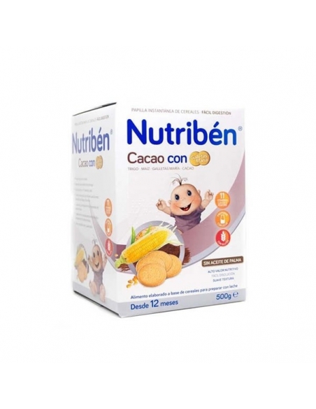 Nutriben Papillas Cacao Galletas Maria 500gr     