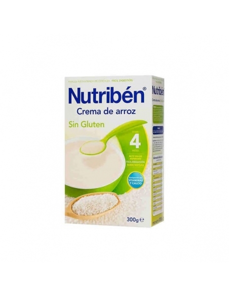 Nutriben Papilla Crema Arroz Sin Gluten 300gr              
