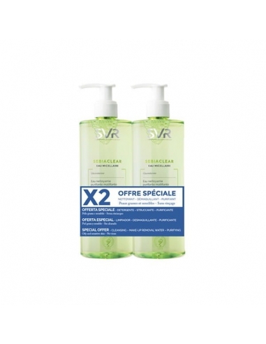 SVR Sebiaclear Agua Micelar  2x400ml                