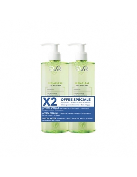 SVR Sebiaclear Agua Micelar  2x400ml                