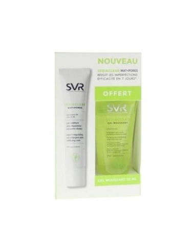 SVR Sebiaclear Mat Pores 40ml + Gel Moussant 50ml             
