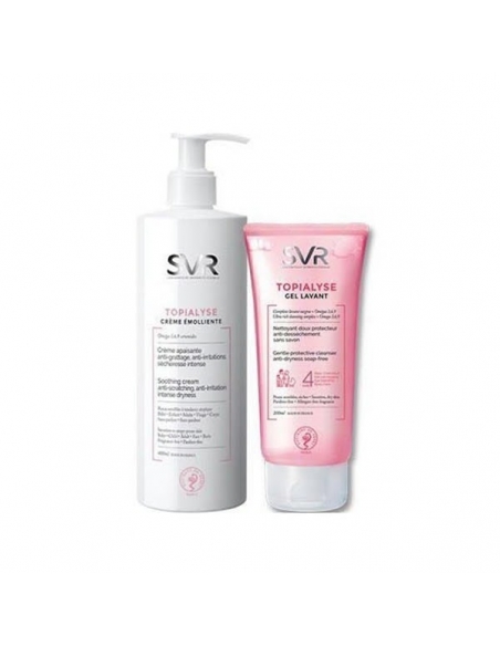 SVR Topialyse creme 400ml + Gel Topialyse 200ml