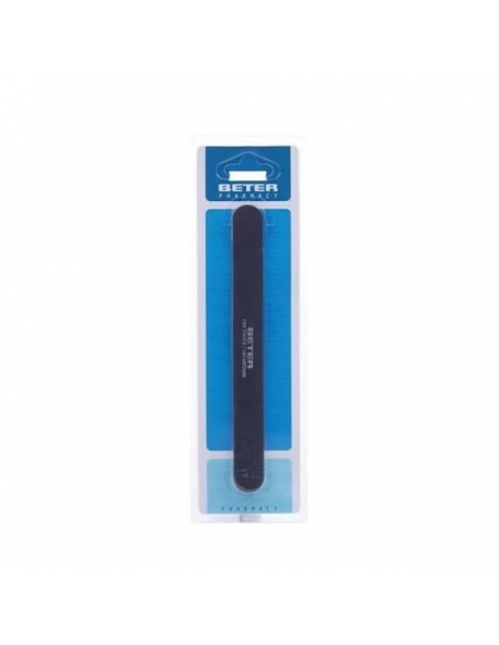 Lima Uñas Beter Fibra Vidrio Larga Negra 17,5cm    