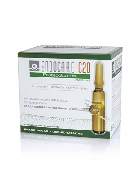 Endocare 1 Second C20 Proteoglicanos Ampollas 30x2ml