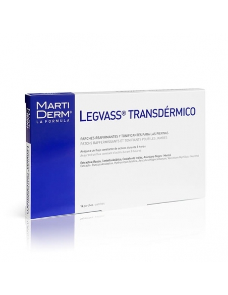 Martiderm Legvass Parche Transdermico Reafirmante Piernas 14 uds