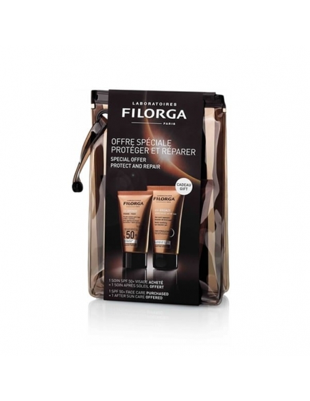 Filorga Set UV-Bronze Fluido Solar Antiedad Cara SPF50+ 40ml + After Sun 50ml