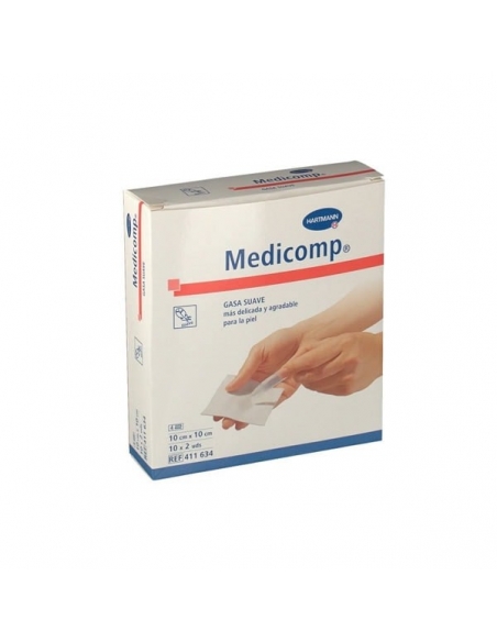 Medicomp Compresas Esterelizadas 10X10 40 uds              