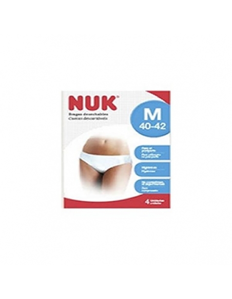 Nuk Bragas Desechables Talla M 4uds              