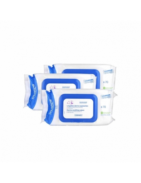 Mustela Toallitas Dermo-suavizantes 210uds