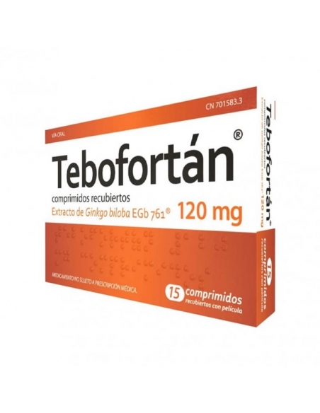 Tebofortan 120mg 15 Comprimidos Recubiertos